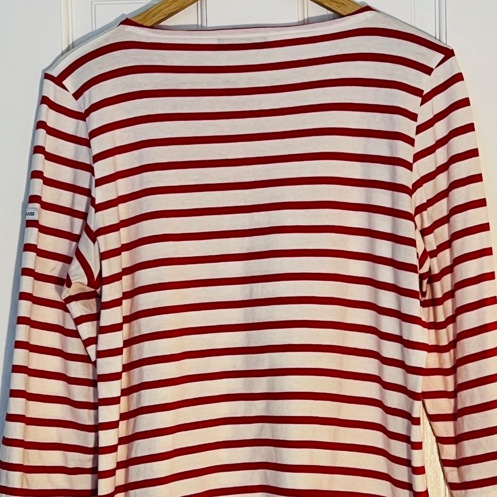 Saint James Cotton Knit Boat Neck Top